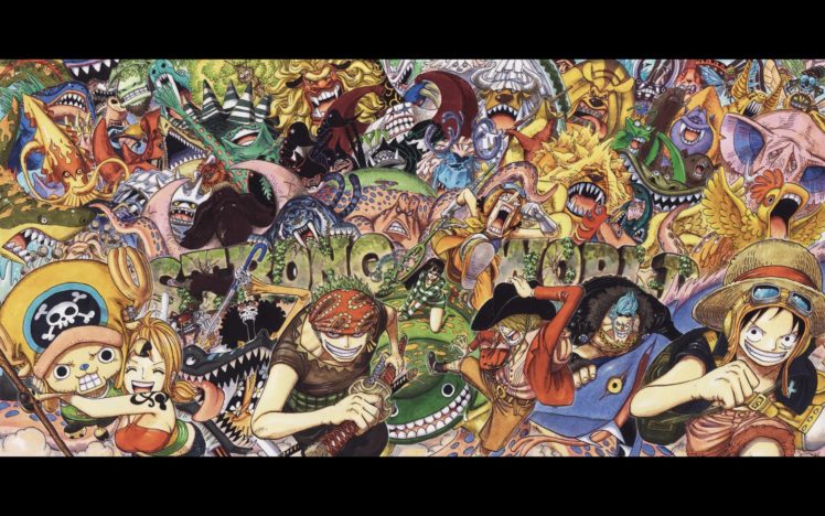 One Piece, Monkey D. Luffy, Sanji, Roronoa Zoro, Usopp, Franky, Nami, Tony Tony Chopper, Brook, Seakings, Nico Robin HD Wallpaper Desktop Background