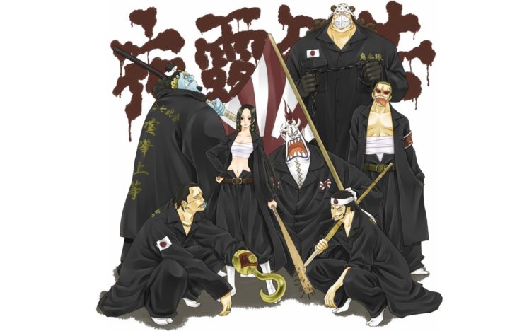 Dracule Mihawk, One Piece, Boa Hancock, Crocodile (character), Jinbei, Donquixote Doflamingo HD Wallpaper Desktop Background