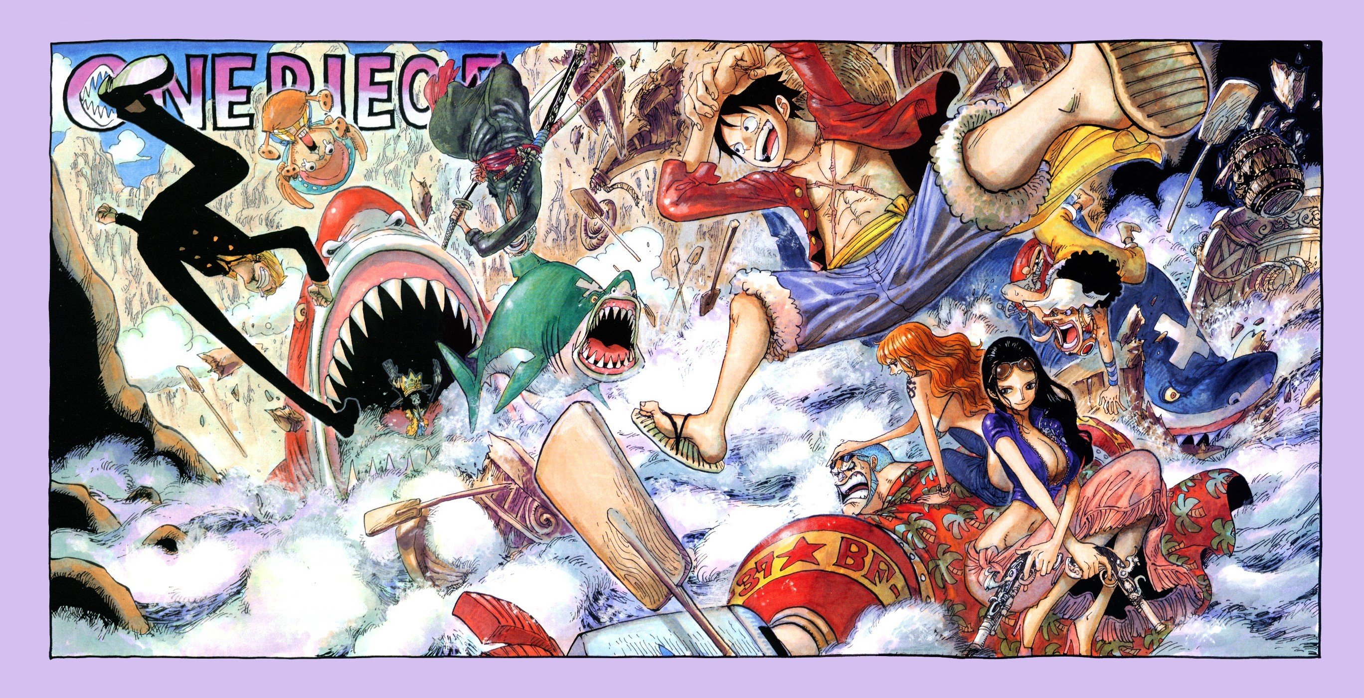 Wallpaper Anime Luffy Manga Roronoa Zoro Sleeve One Piece Background   Download Free Image