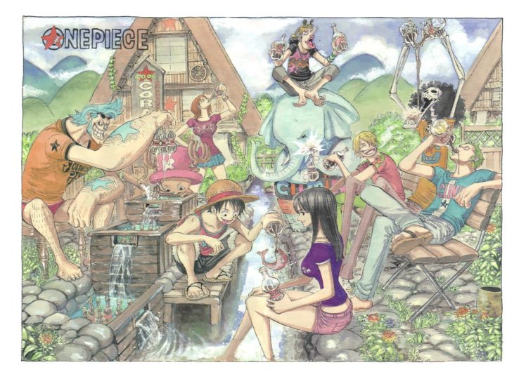 One Piece, Monkey D. Luffy, Nico Robin, Roronoa Zoro, Sanji, Brook, Usopp, Nami, Tony Tony Chopper, Franky HD Wallpaper Desktop Background