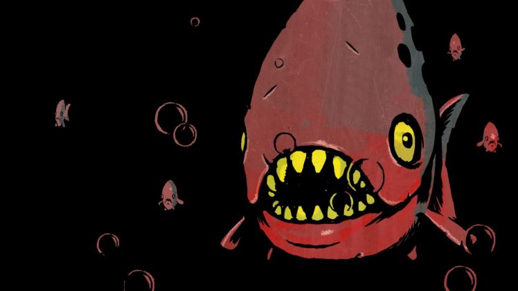 fish, Horror, Piranhas HD Wallpaper Desktop Background