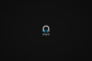 plug.dj, Minimalism, Dark, Textured, Texture, Simple, Brand, Headphones, Music, Vignette