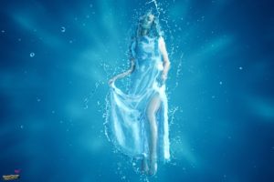 women, Water drops, Water, Watercolor, Underwater, Photo manipulation