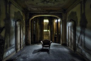 house, Chair, Spooky, Abandoned