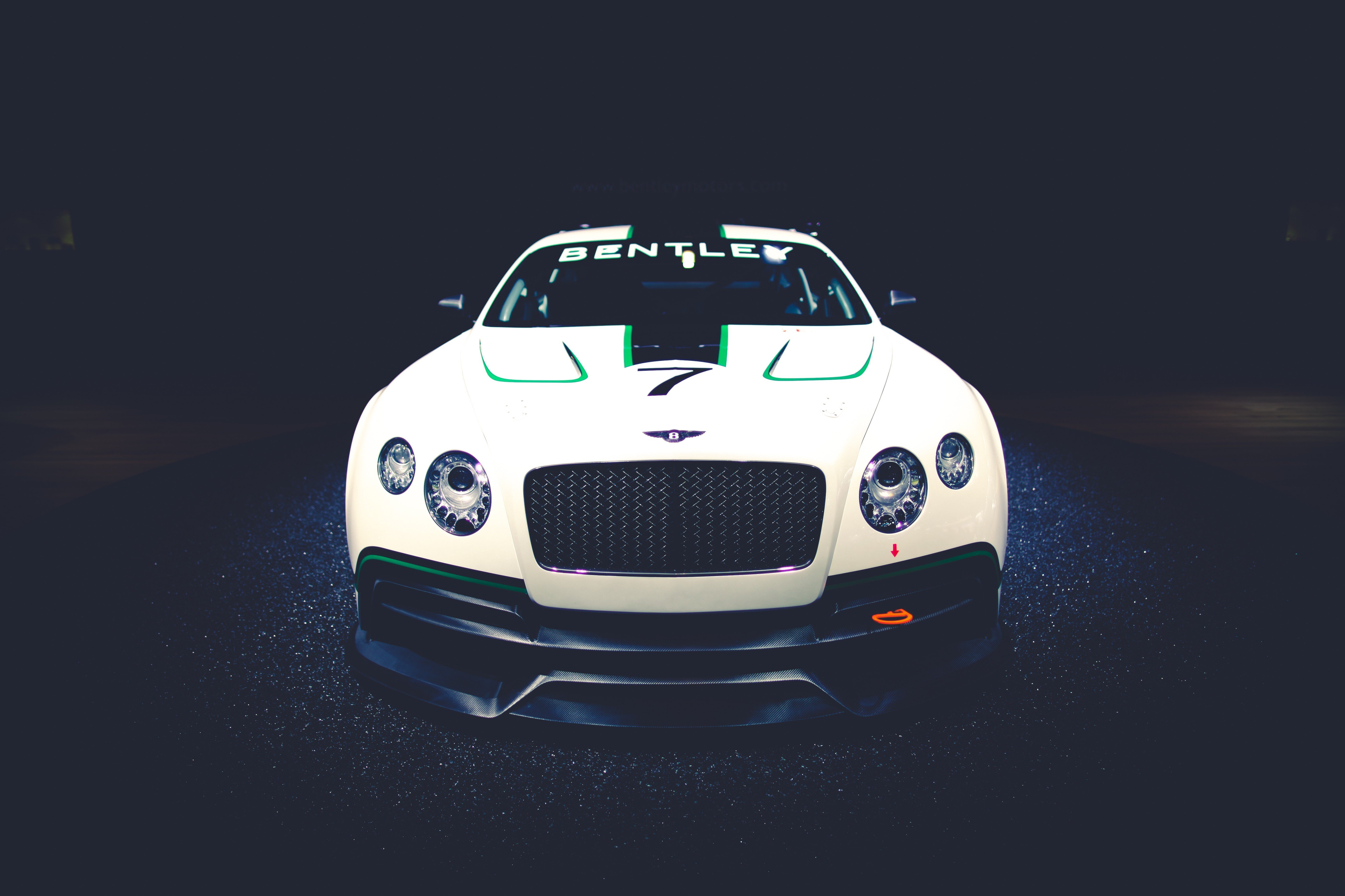 car, Vehicle, Bentley Continental GT3 Wallpaper