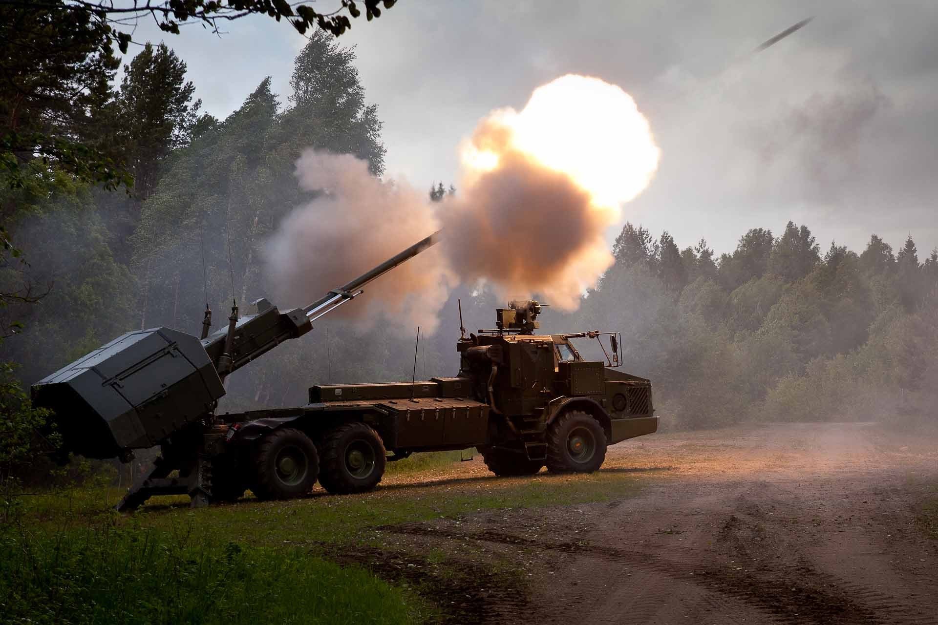 Archer Artillery System, Self Propelled Howitzer,  BAE Systems Bofors, FH77BW L52, Swedish Army Wallpaper