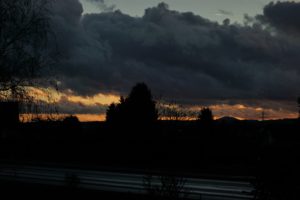 clouds, Nature, Dark, Sunset