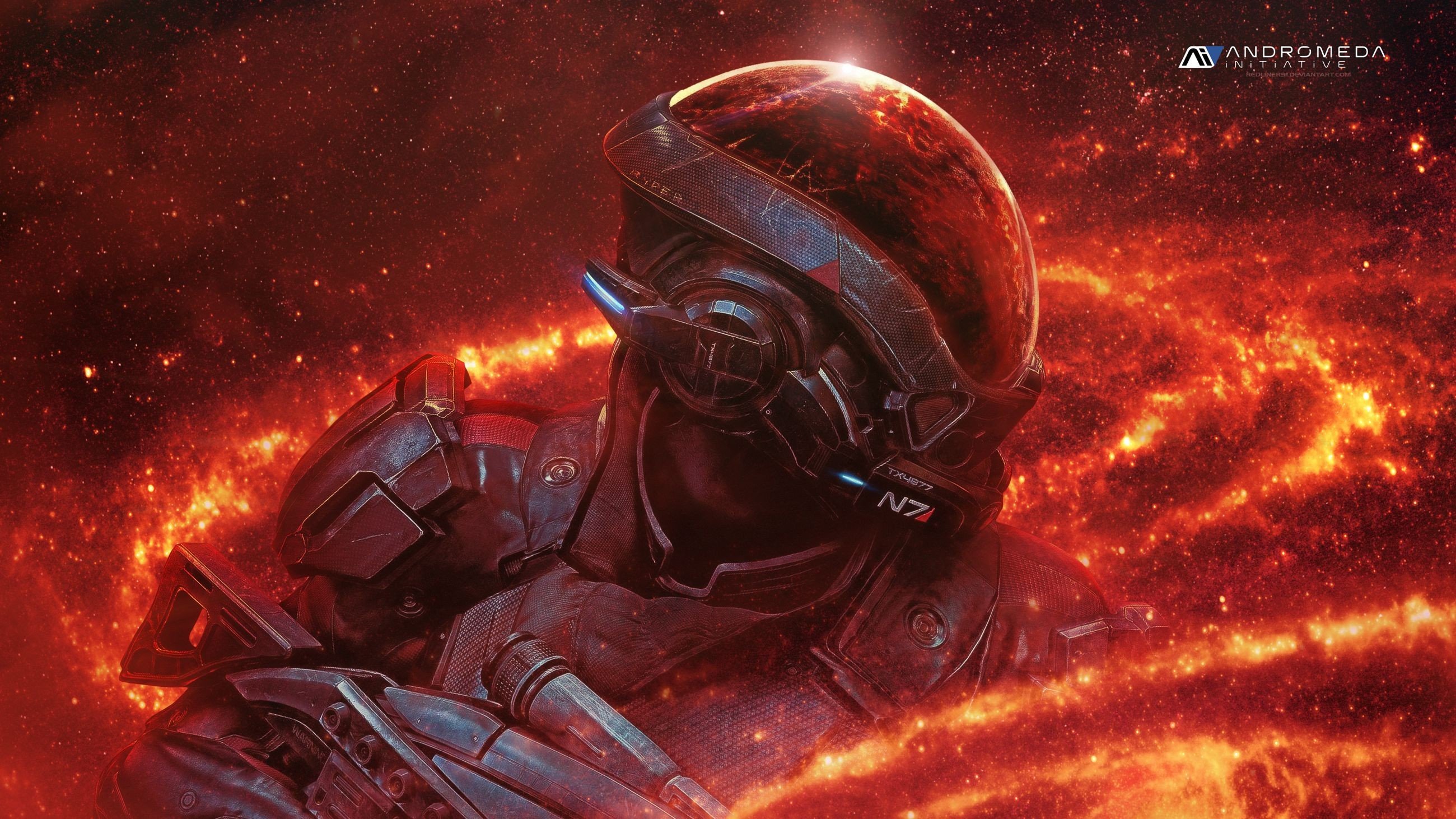 Ryder, Andromeda Initiative, Mass Effect: Andromeda Wallpaper