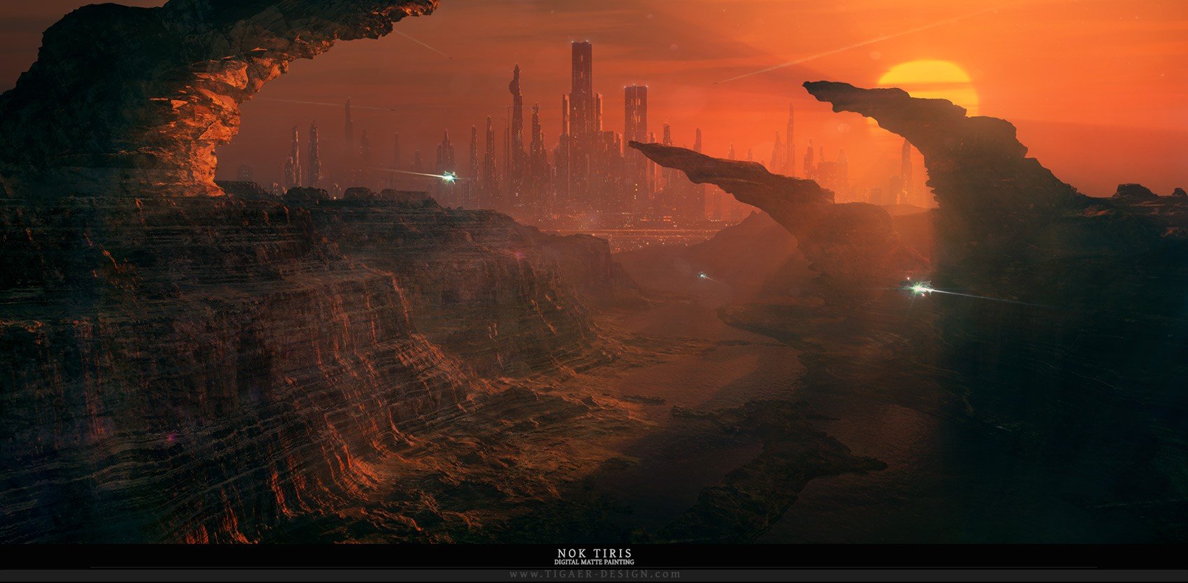 science fiction, Cityscape Wallpaper