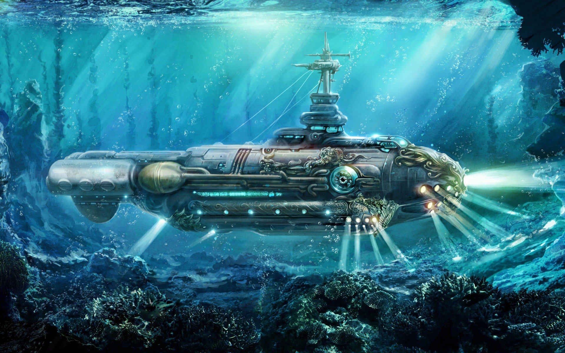Nautilus, Submarine Wallpaper