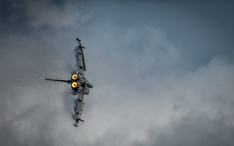 aircraft, Vehicle, Military aircraft, Eurofighter Typhoon HD Wallpaper Desktop Background