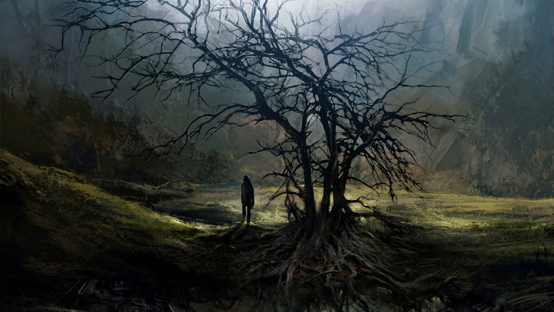 Klayton, Argyle Park, Circle of Dust, Alone, Misguided (Album), Dead trees Wallpaper
