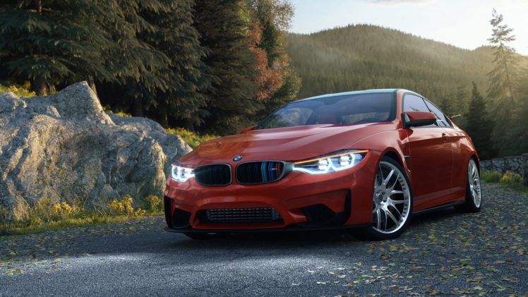 BMW M4 Coupe, Render, Corona render, Car HD Wallpaper Desktop Background