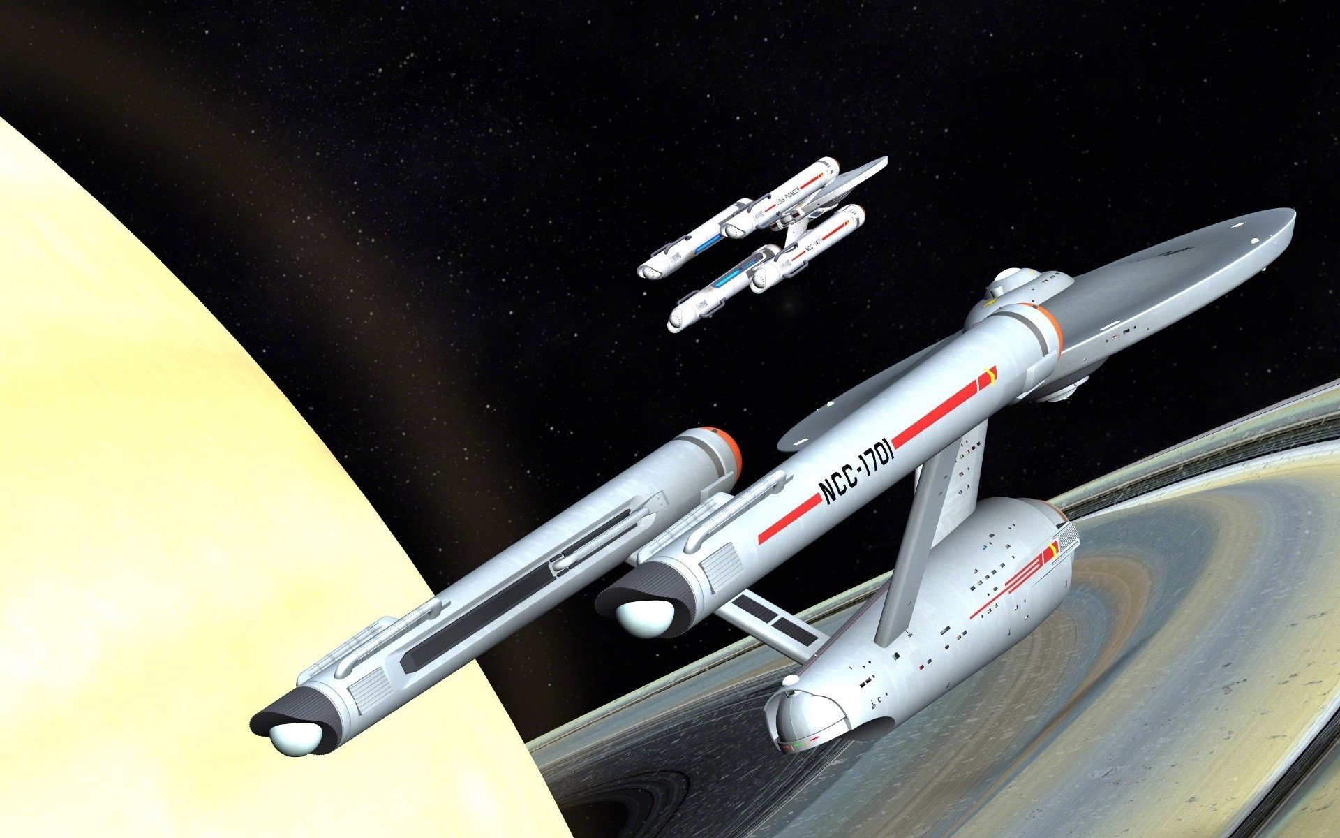 Star Trek, Science fiction, Render Wallpaper