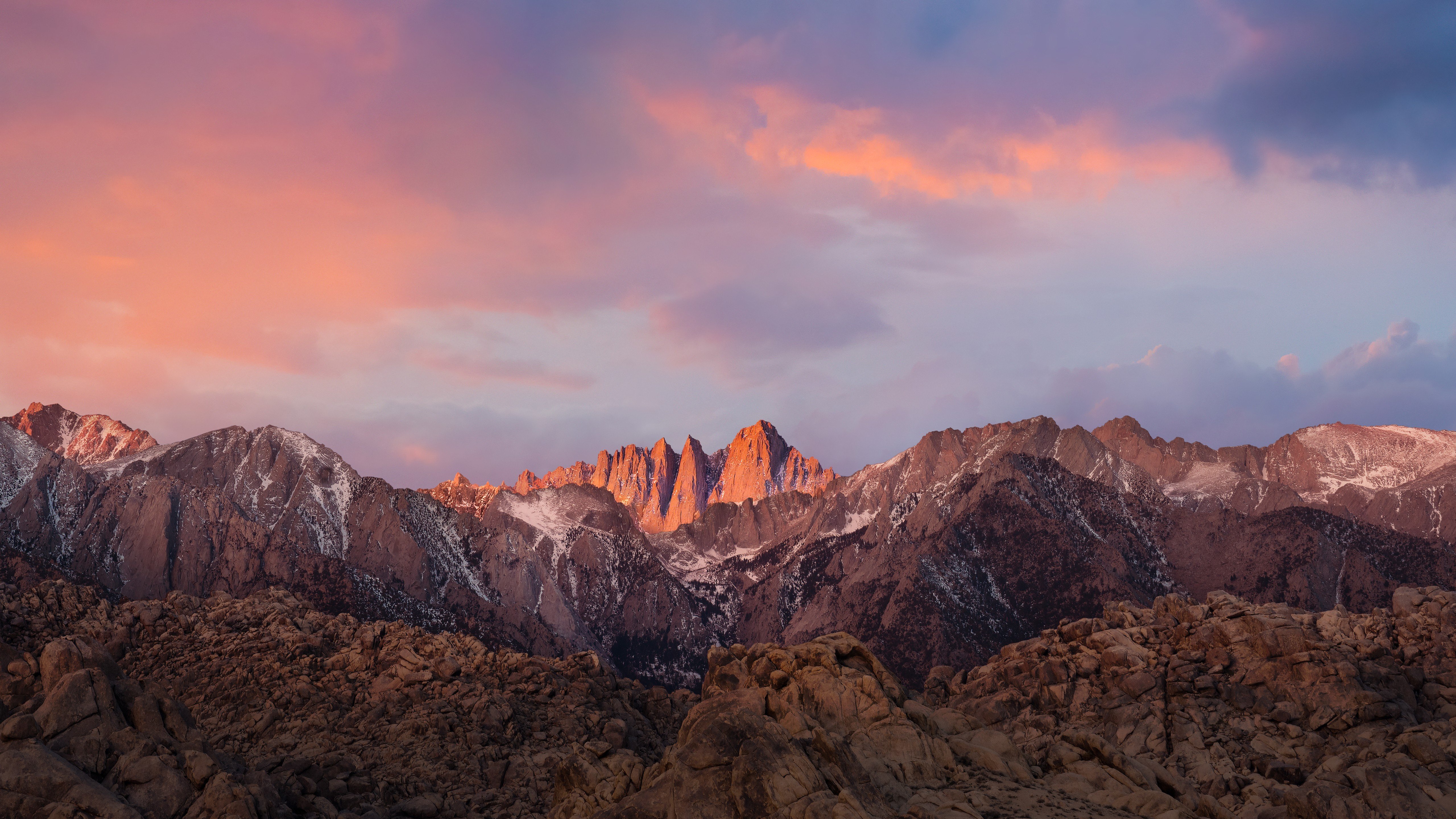 mountains, Nature, Mount Whitney, California, Sierra Nevada Wallpaper