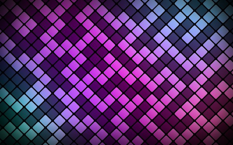 pattern, Purple, Square, Tiles HD Wallpaper Desktop Background