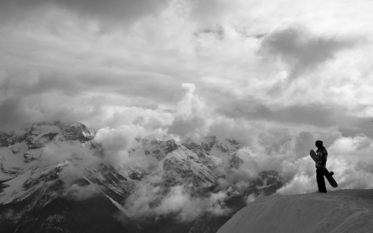 landscape, Sports, Snowboarding, Mountains HD Wallpaper Desktop Background