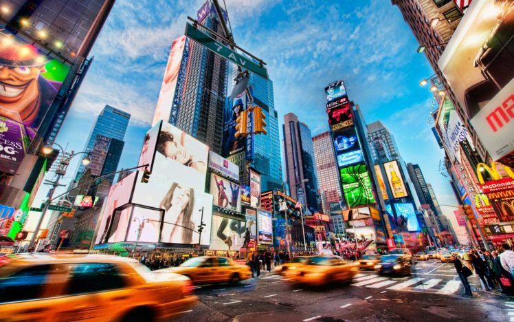cityscape, Building, New York City, Time Square HD Wallpaper Desktop Background