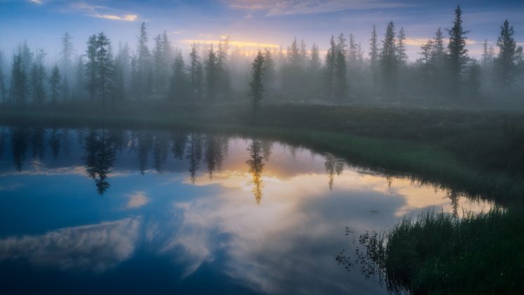 photography, Landscape, Water, Morning HD Wallpaper Desktop Background