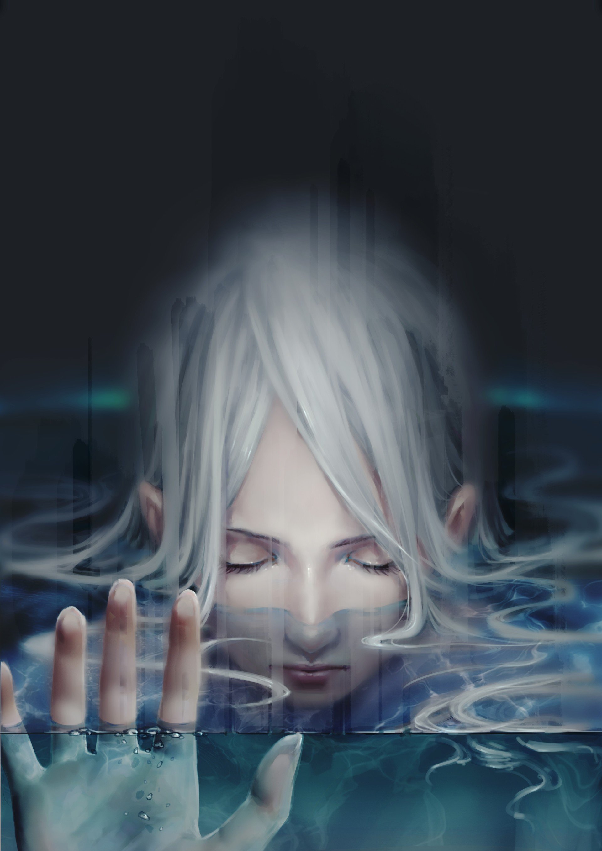 water, Fantasy art Wallpaper