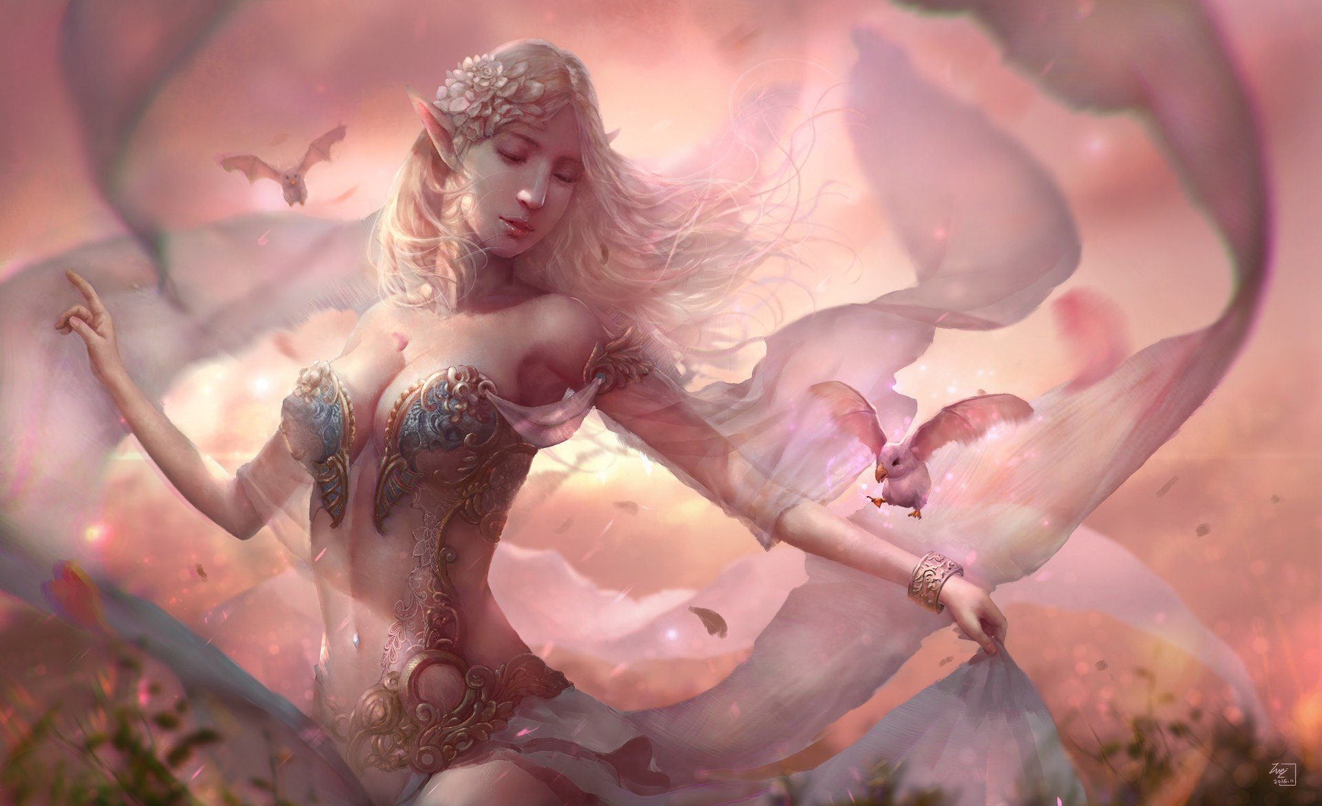 princess, Fantasy art Wallpaper