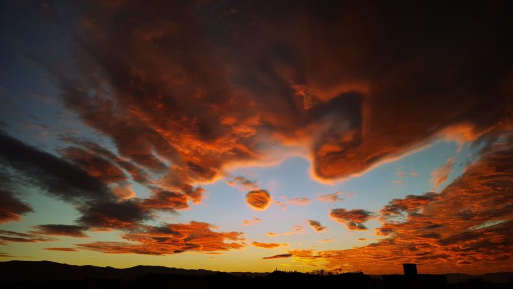 sunset, Clouds, Sky HD Wallpaper Desktop Background