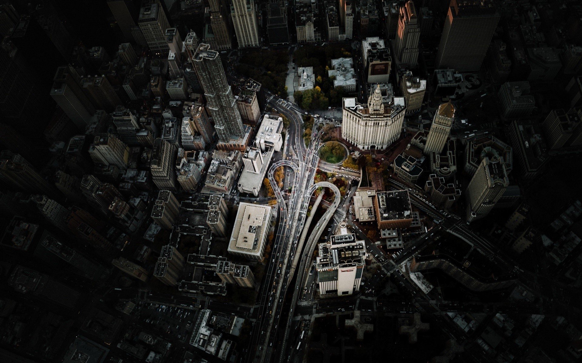Manhattan, New York City, Aerial view, Cityscape, USA Wallpaper