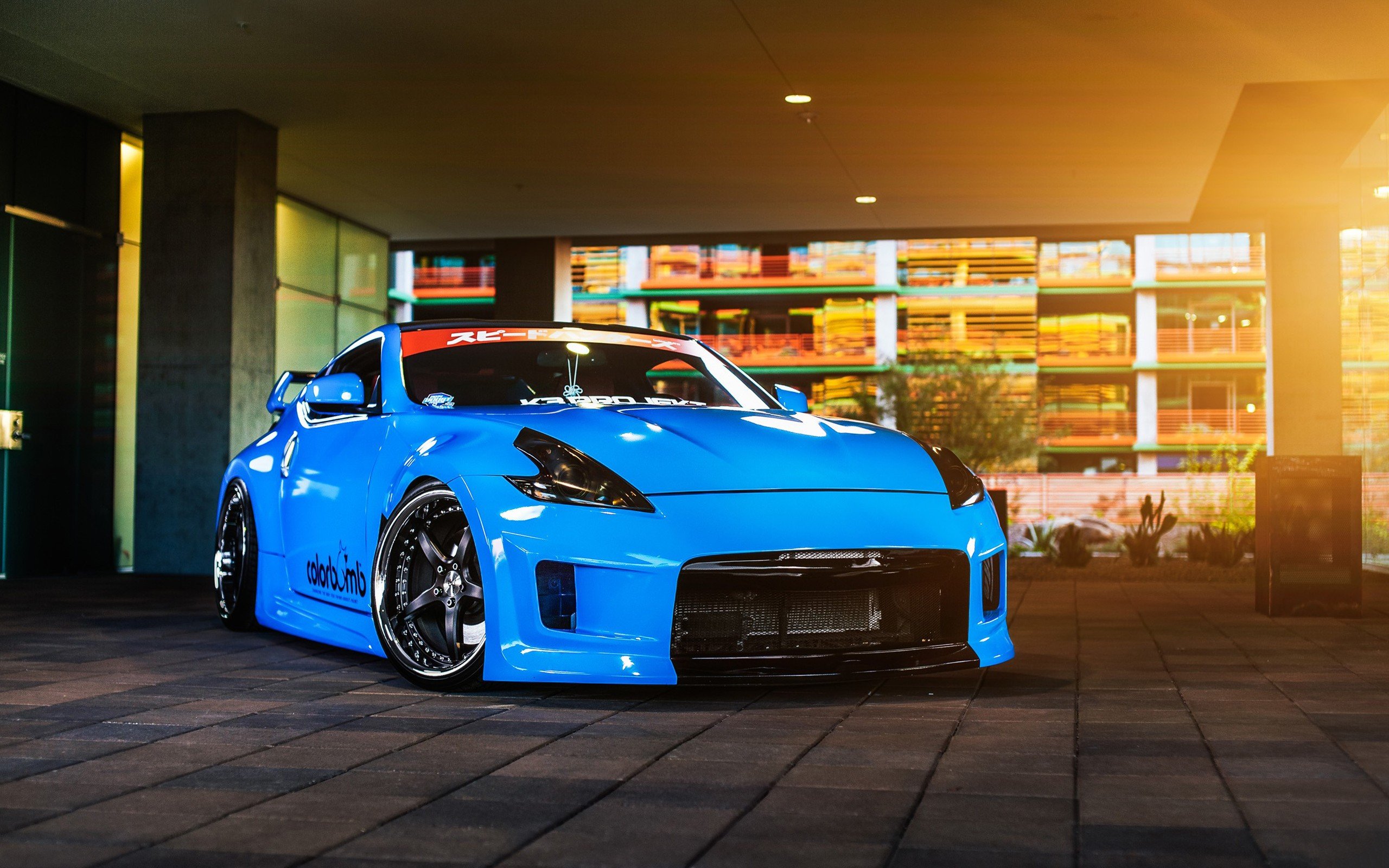 Nissan, Nissan 370Z, Car, Vehicle, Blue cars Wallpaper