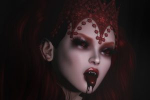 vampires, Fantasy art, Fantasy girl