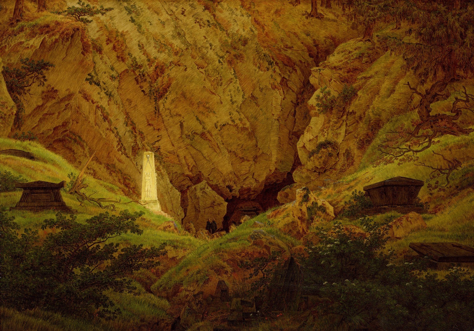 painting, Landscape, Caspar David Friedrich Wallpaper