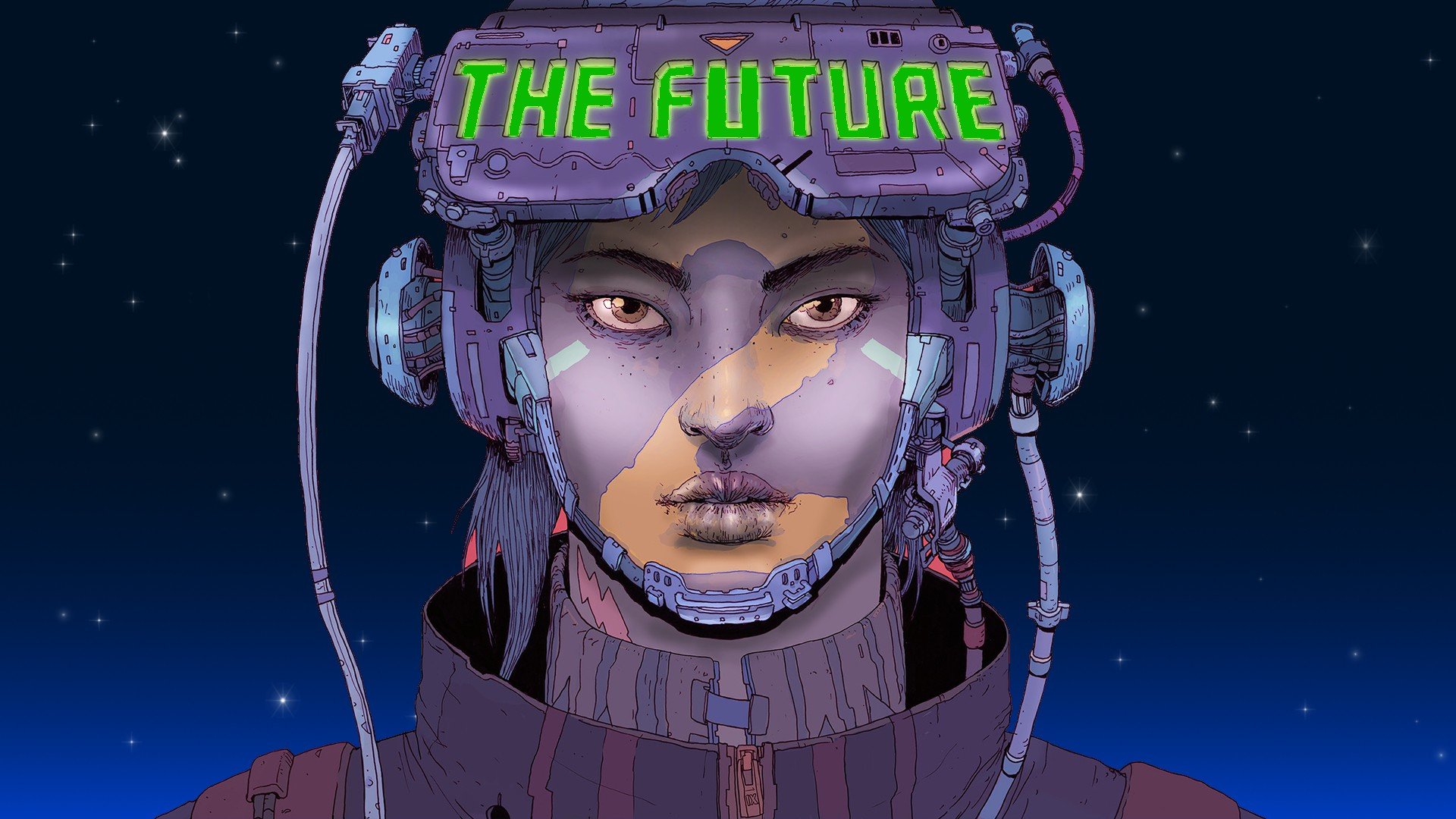 futuristic, Comics, Cyberpunk Wallpaper