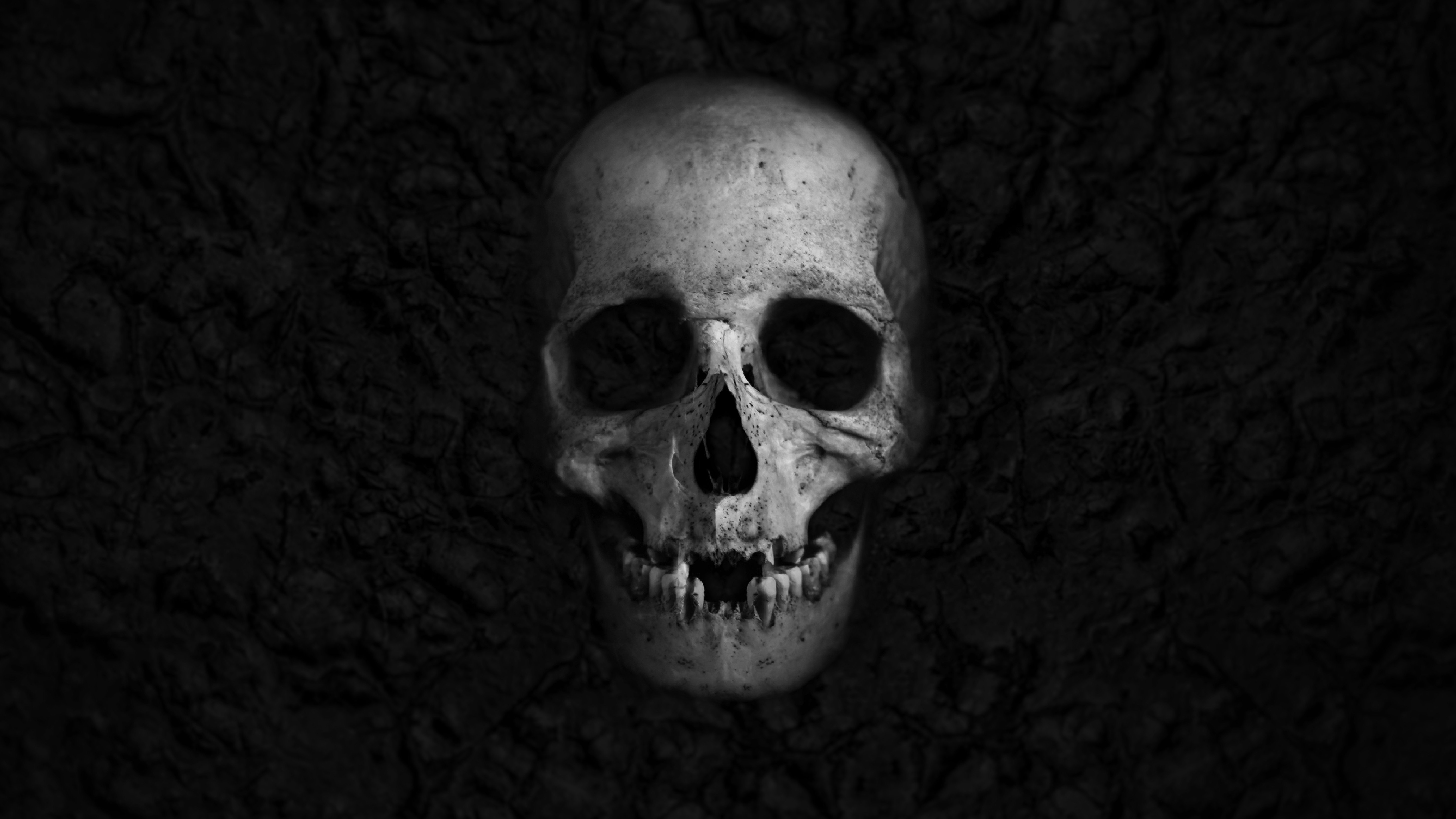 dark, Skull Wallpaper