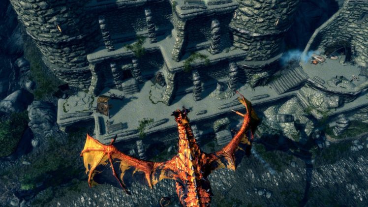 dragonborn, The Elder Scrolls V: Skyrim, Bethesda Softworks, Video games HD Wallpaper Desktop Background