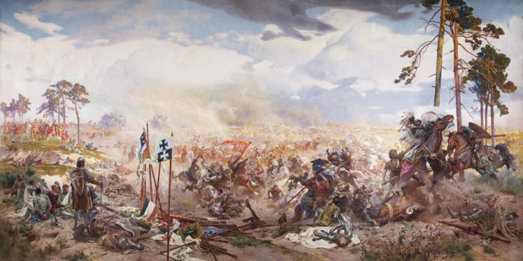 historic, Battle of Grunwald, Žalgirio mūšis, Lithuania, Teutonic, Battlefields, Painting, Poland HD Wallpaper Desktop Background