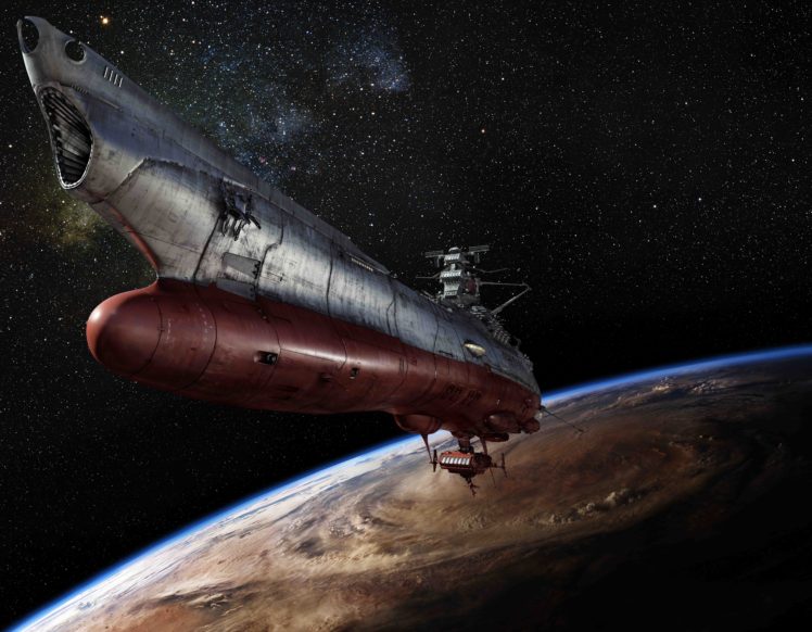 spaceship, Space, Space Battleship Yamato HD Wallpaper Desktop Background