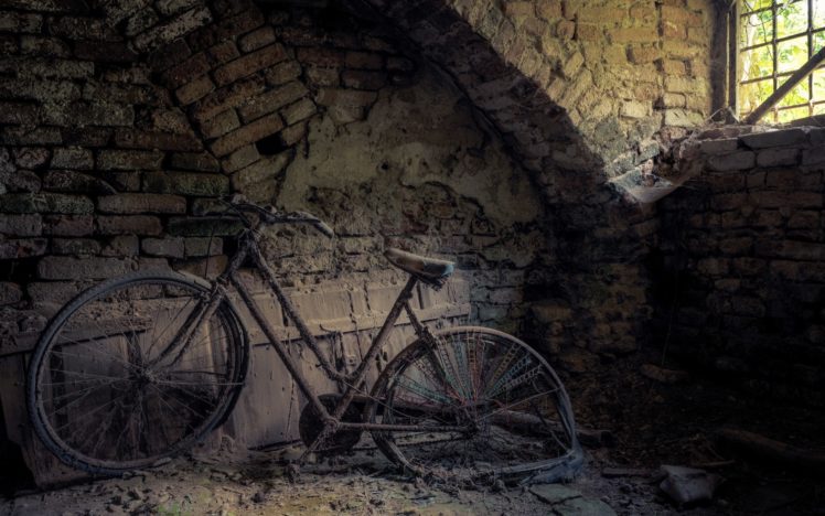 abandoned, Bicycle, Wreck HD Wallpaper Desktop Background