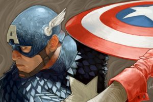Marvel Comics, Painting, Captain America