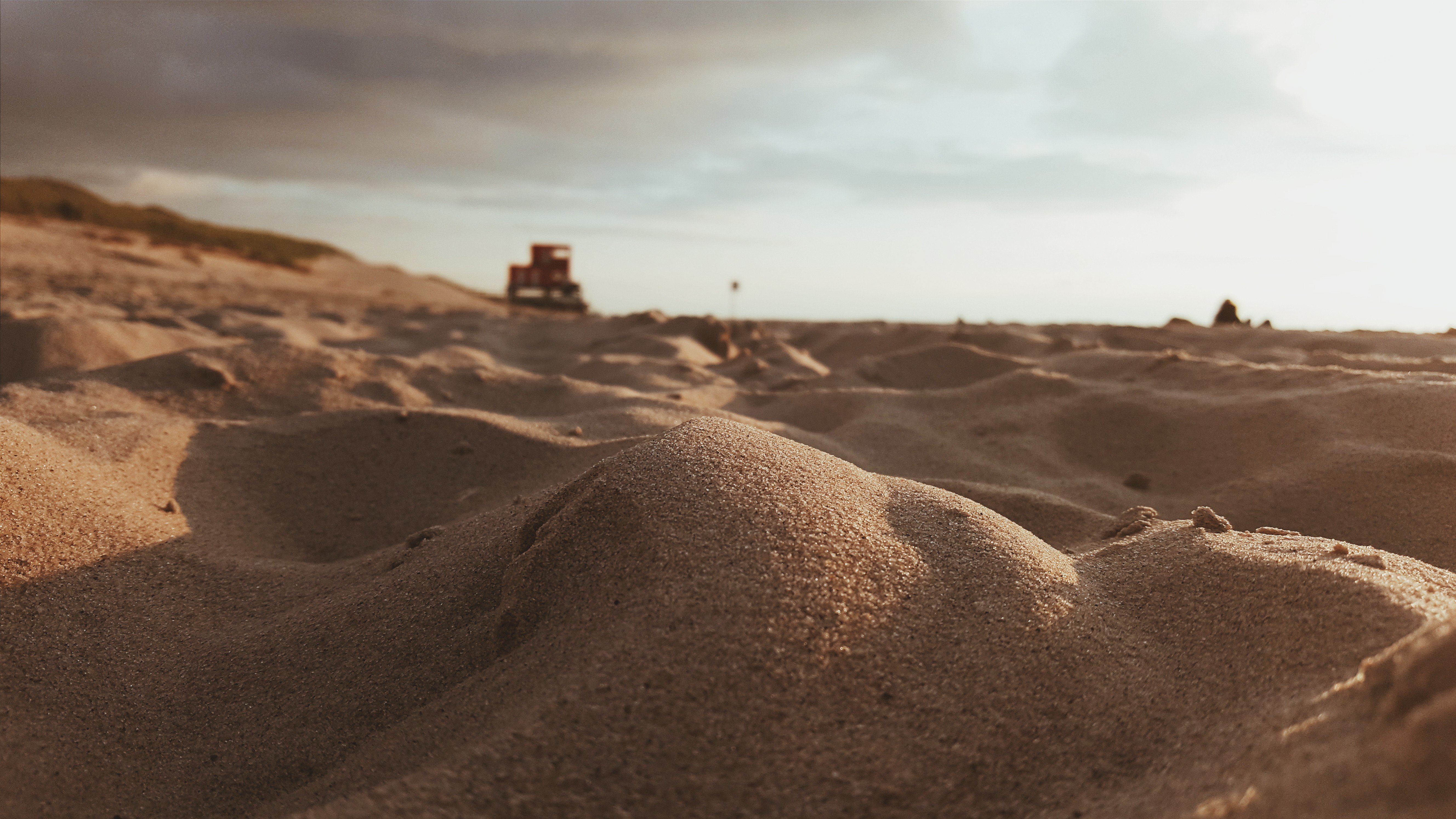 landscape, Phone camera, Sand Wallpaper