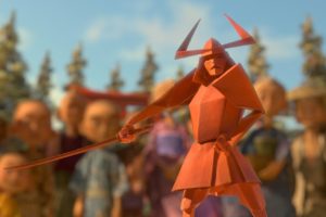 kubo and the two strings, Samurai, Origami