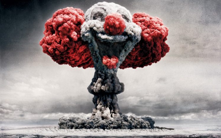 clown, Nuclear fungus HD Wallpaper Desktop Background