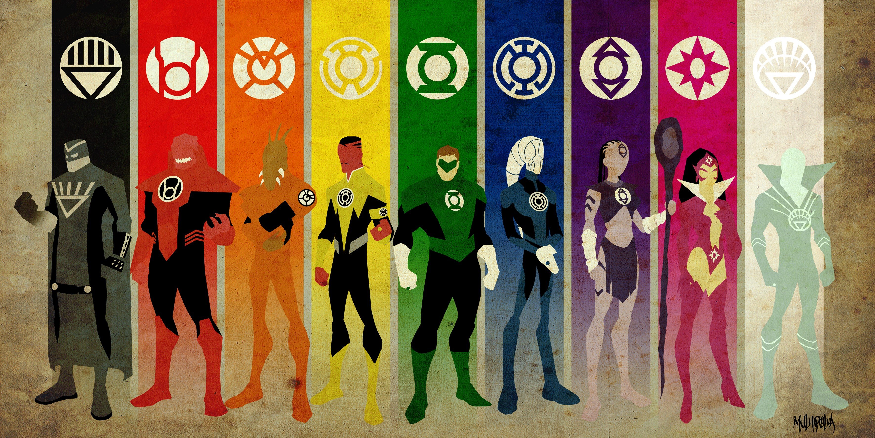 Green Lantern DC Comics Superhero Emotional Spectrum Hal Jordan  Sinestro HD Wallpapers  Desktop and Mobile Images  Photos