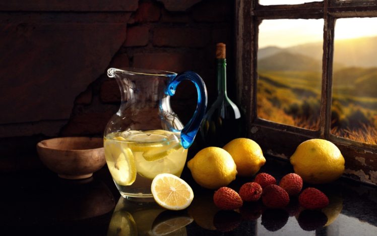 Lemonade, Fruit HD Wallpaper Desktop Background