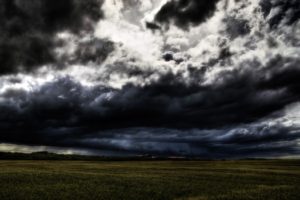 HDR, Clouds, Field