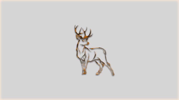 deer, Simple, Animals, Brown HD Wallpaper Desktop Background