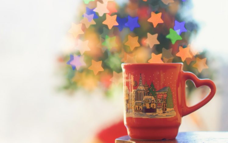 Christmas, Cup HD Wallpaper Desktop Background