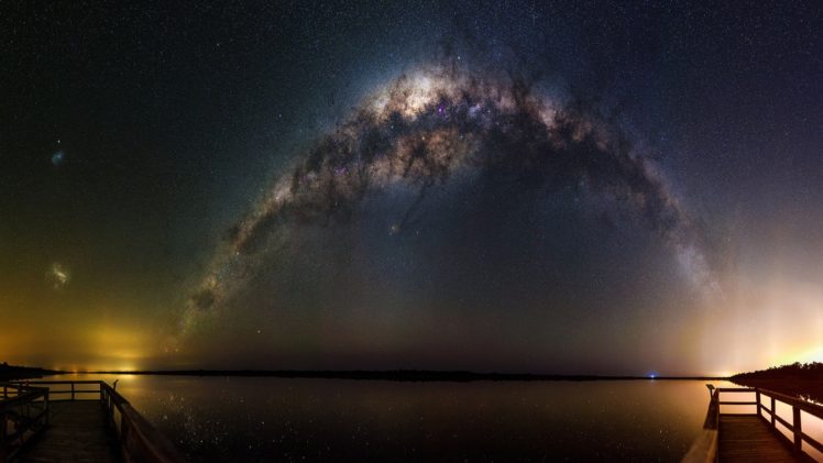 photography, Starry night, Night sky, Milky Way HD Wallpaper Desktop Background