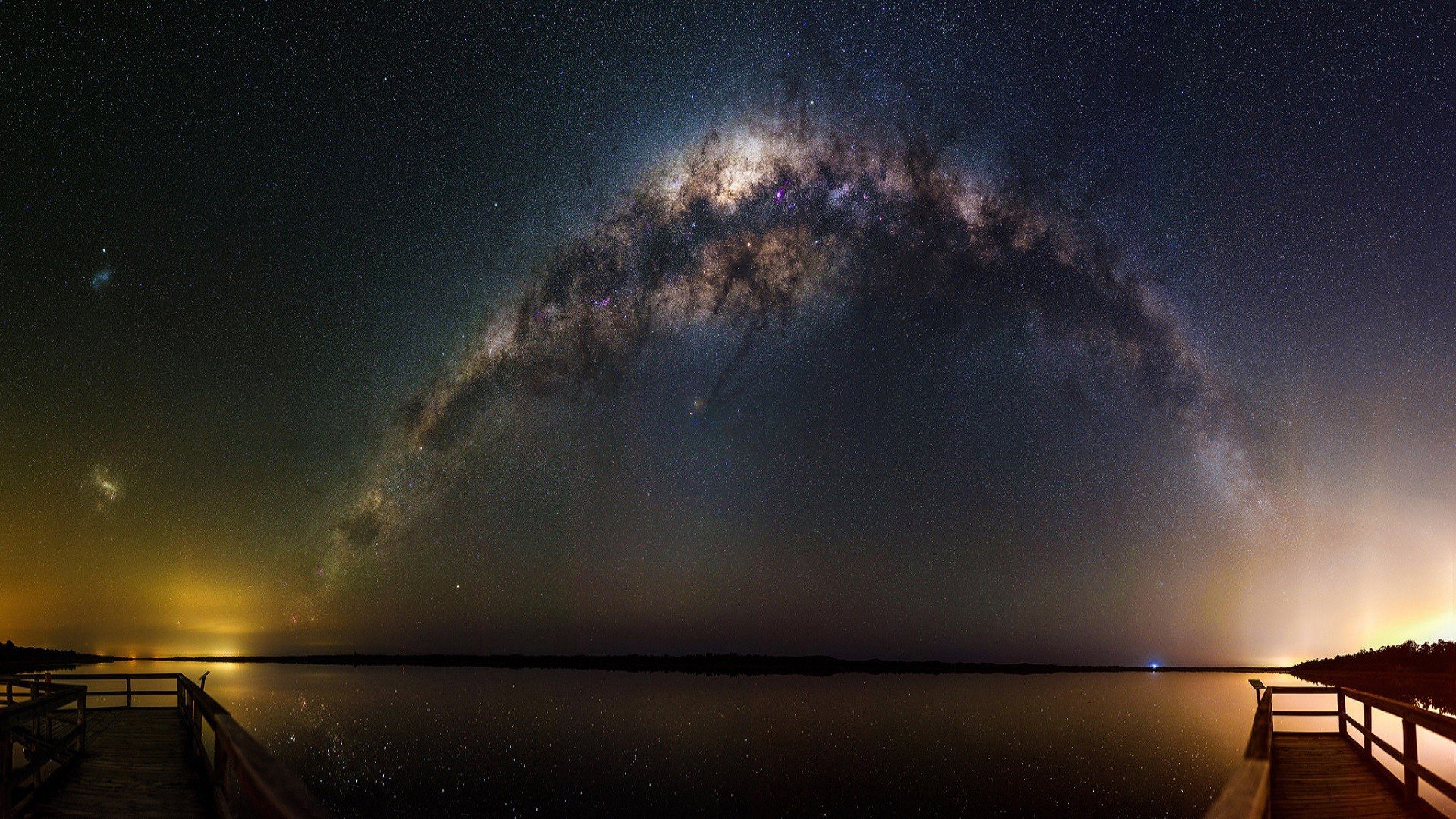  photography Starry night Night sky Milky Way HD 