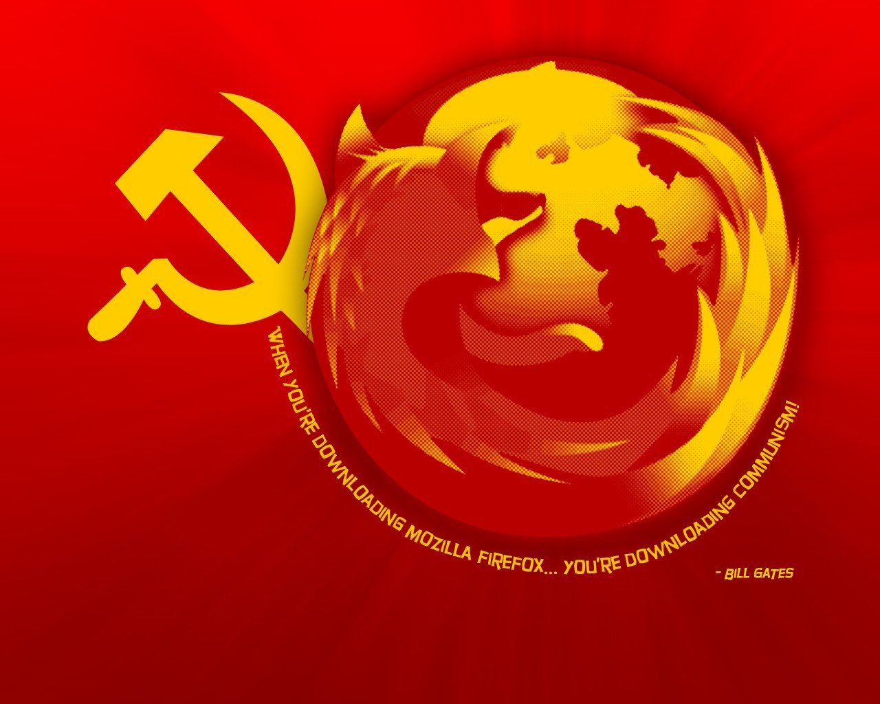 humor, Mozilla Firefox, Communism Wallpaper