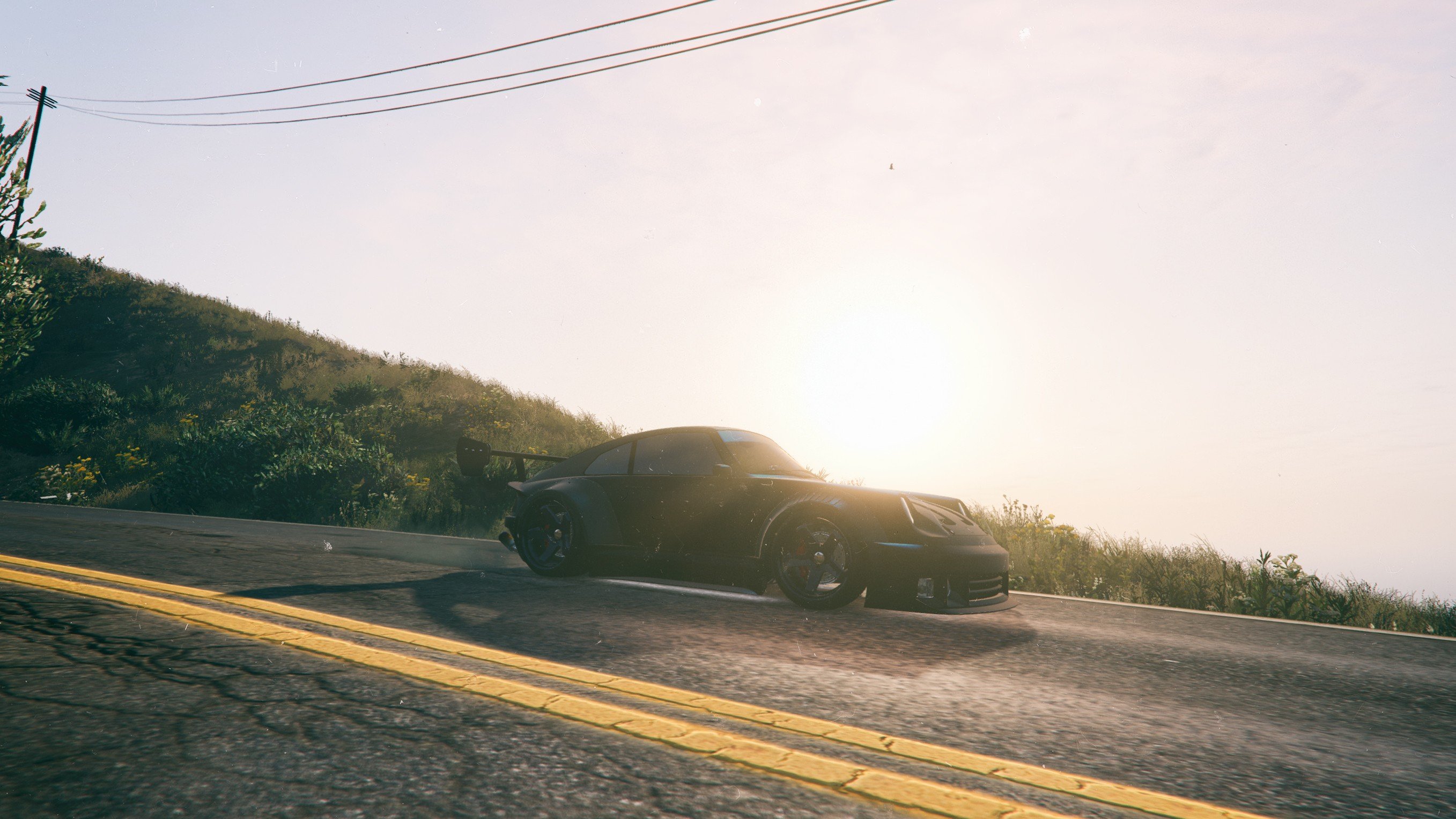 Grand Theft Auto V, Sun rays, Car Wallpaper