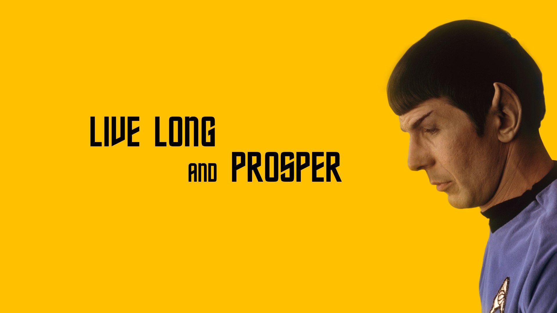 Spock, Star Trek, Live Long And Prosper Wallpaper